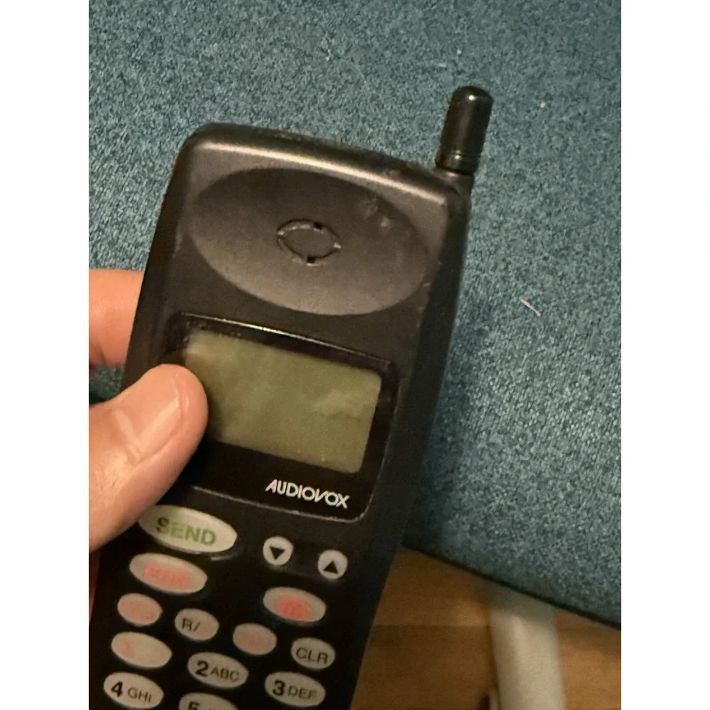Vintage‎ Audiovox Analog Mobile Cell Phone United States Cellar Untested
